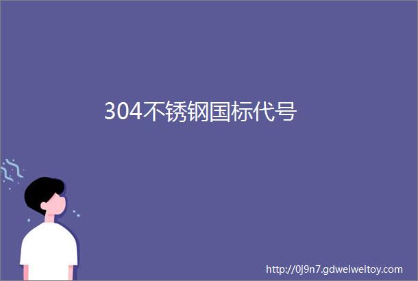 304不锈钢国标代号